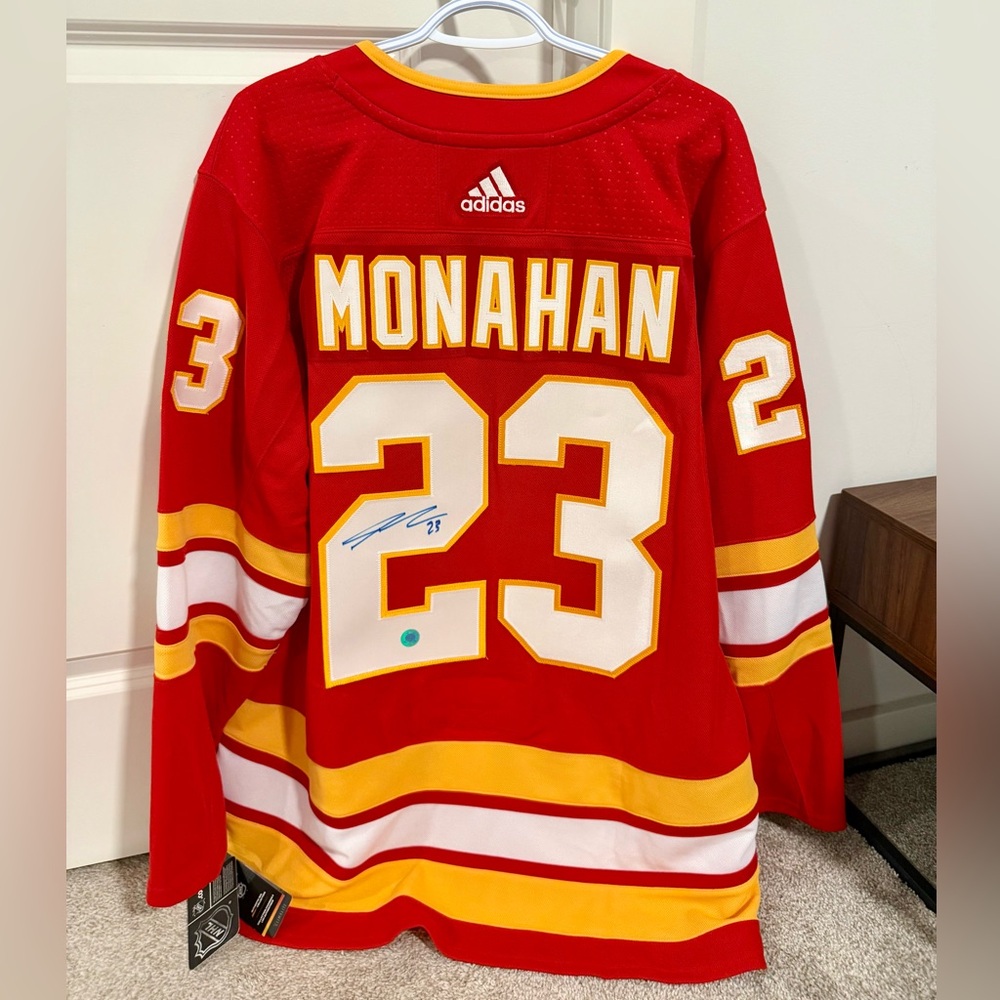 Sean Monahan Signed Calgary Flames Retro Jersey